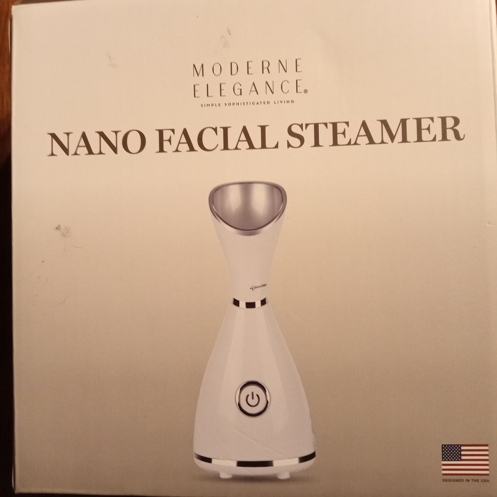 White Facial Steamer Skincare Tool